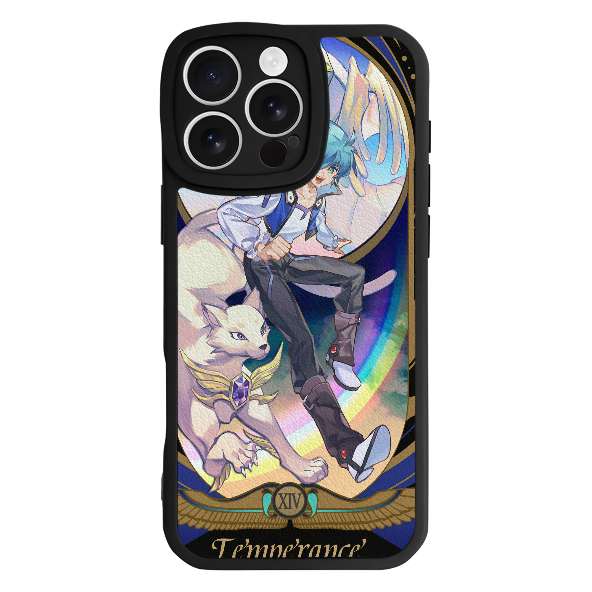 （画像用） 遊☆戯☆王 Yu-Gi-Oh! 【iPhone 16シリーズ対応】シリコンスマホケース（レザー調） 材質：シリコン